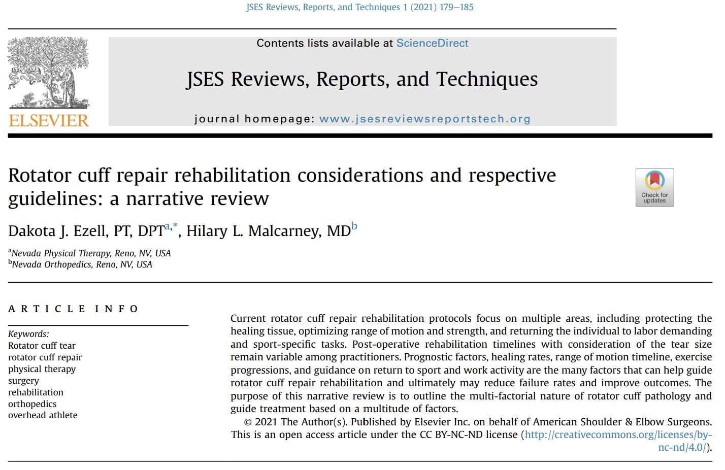 Rotator Cuff Repair Rehabilitation